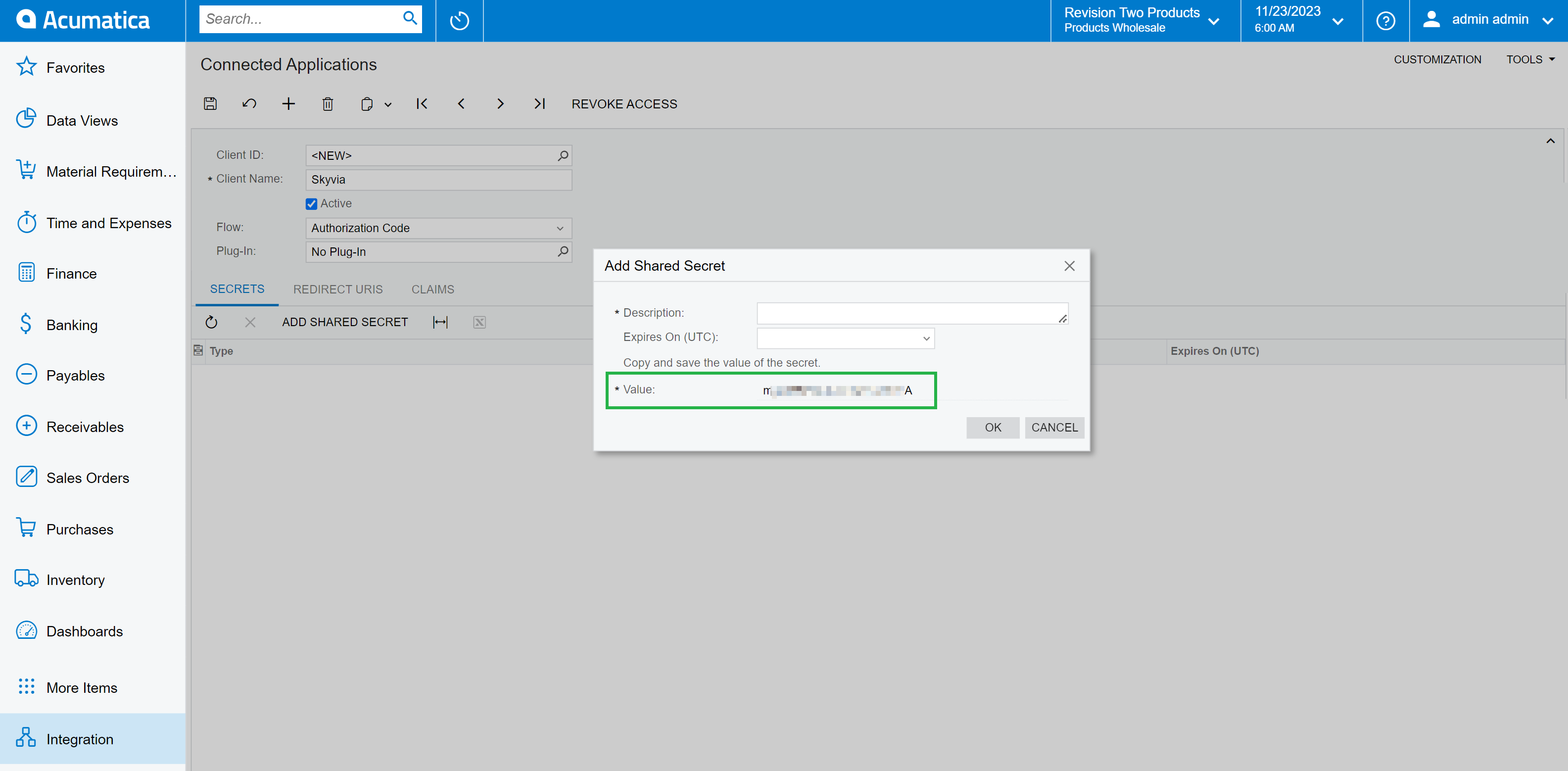 acumatica-client-secret