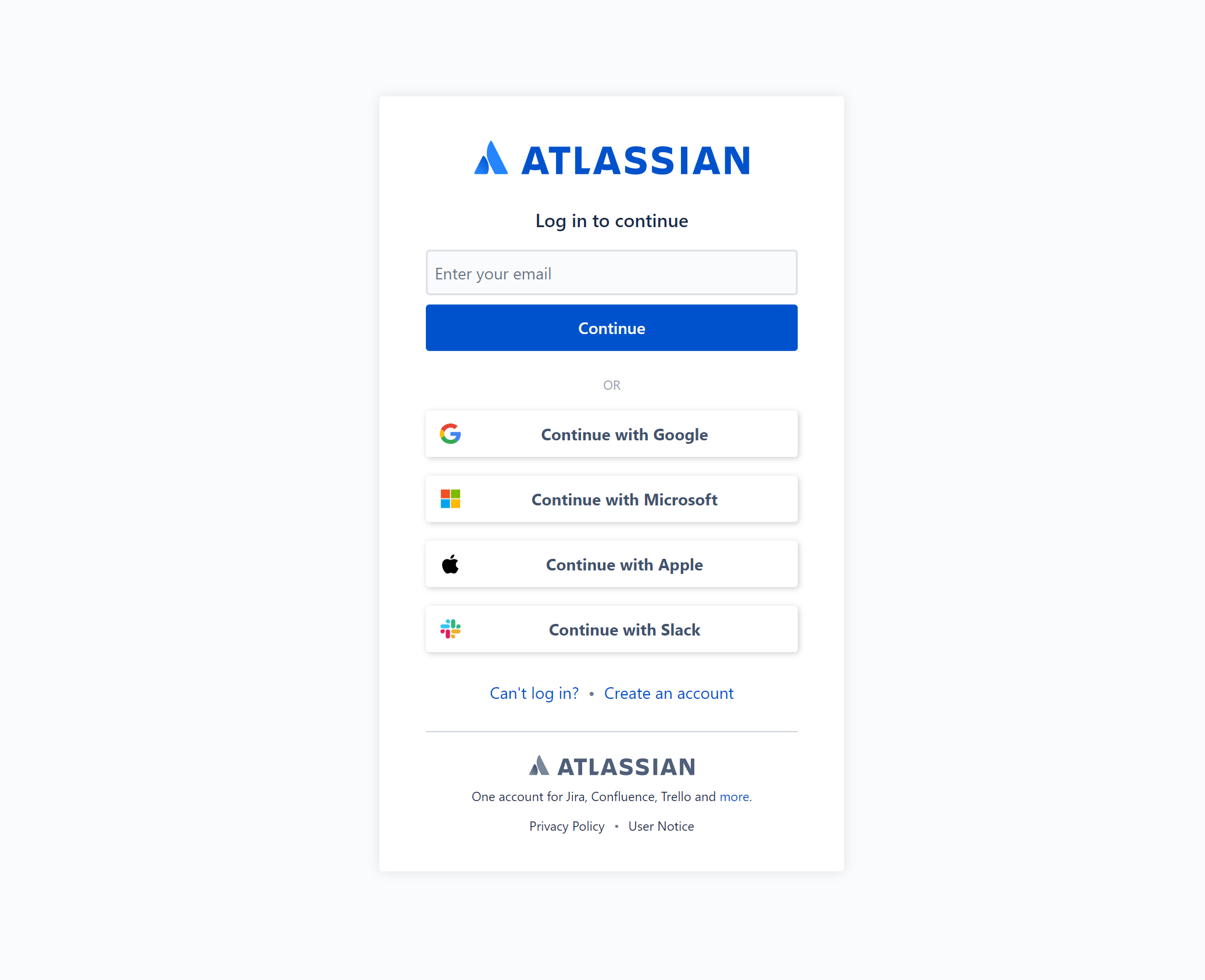 Signing in to Confluence