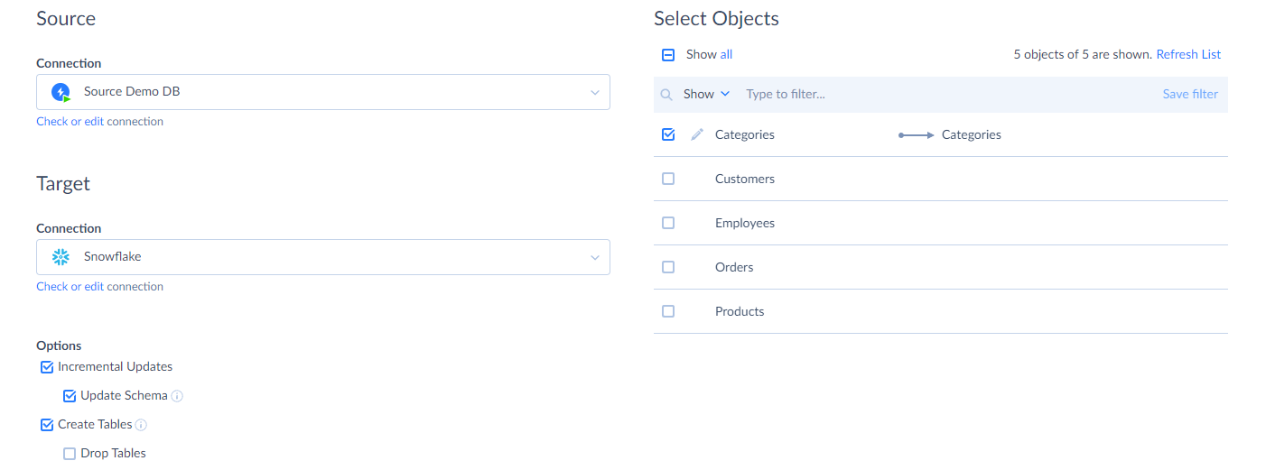 Objects List